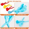 4Pcs Snowball Makers Set Clip Snow Molds Toys Beach Sand Toy with Handle for Snow Fight Winter Activities