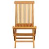 Patio Chairs with Gray Cushions 8 pcs Solid Teak Wood