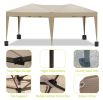 10 x 20 ft Heavy Duty Awning Canopy Pop Up Gazebo Marquee Party Wedding Event Tent with 6 Removable Sidewalls & Carry Bag