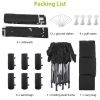 10 x 20 ft Heavy Duty Awning Canopy Pop Up Gazebo Marquee Party Wedding Event Tent with 6 Removable Sidewalls & Carry Bag